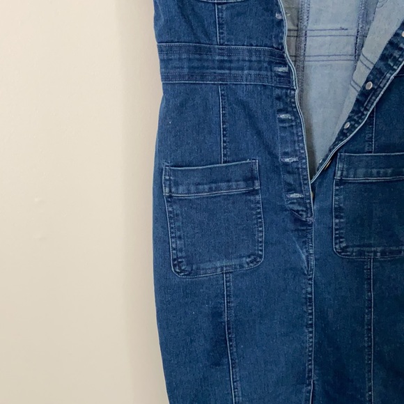 Midi denim dress - Picture 6 of 8